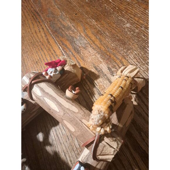 Vintage 2004 Handmade Navajo Native American Southwestern Wall Decor Unique - Picture 3 of 11